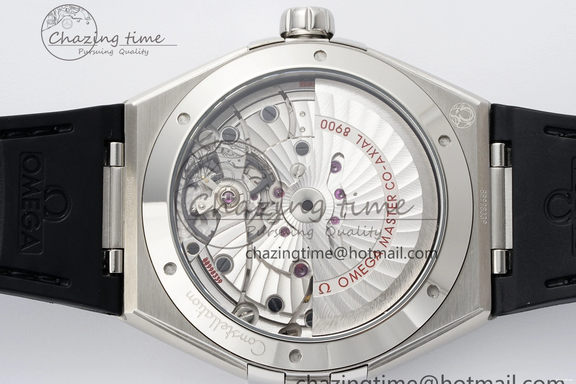 0426 Constellation Black Ceramic SS SBF 1:1 Best Edition Black Dial on Black Gummy Strap A8900 Super Clone TimelessDesign 7798